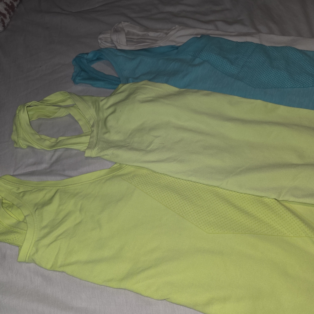 3 Victoria's Secret Sport Racer Back Tanks